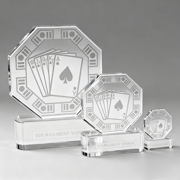 Crystal Poker Trophy best