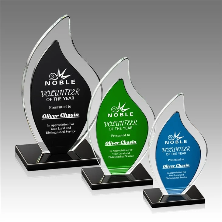 Custom Plaque Crystal Flame Trophies best